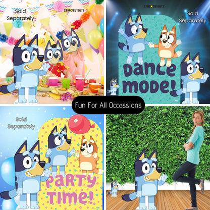 SC4463 Bluey Cardboard Cut Out Height 91cm