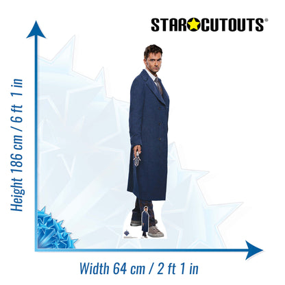 SC4471  Doctor Who 14th  David Tennant Cardboard Cut Out Height 186cm
