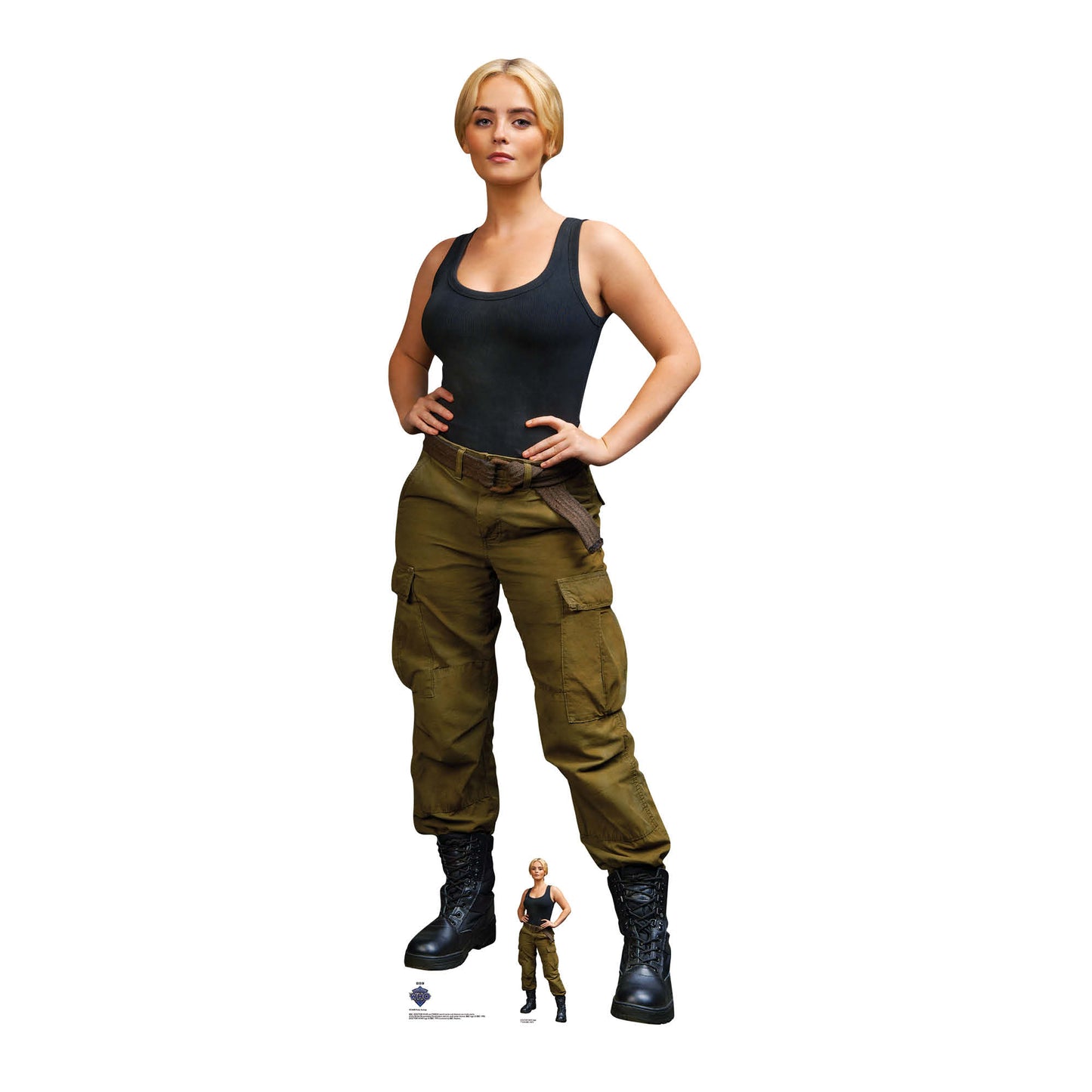 SC4488 Ruby Sunday - Combat  Mille Gibson Cardboard Cut Out Height 167.00cm