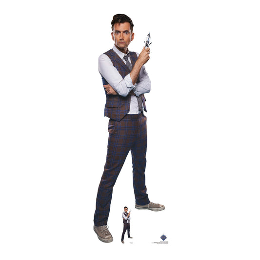 SC4497 14th Doctor Who Waistcoat David Tennant Cardboard Cut Out Height 186cm