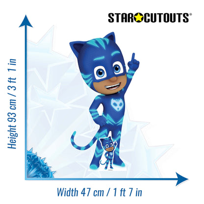 SC4501 PJ Masks Catboy Cardboard Cut Out Height 93cm