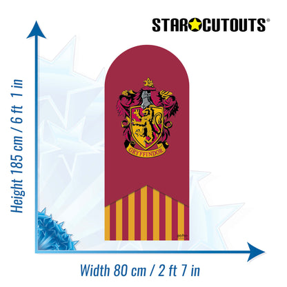 SC4515 Gryffindor Backdrop Single Harry Potter Cardboard Cut Out Height 185.00cm