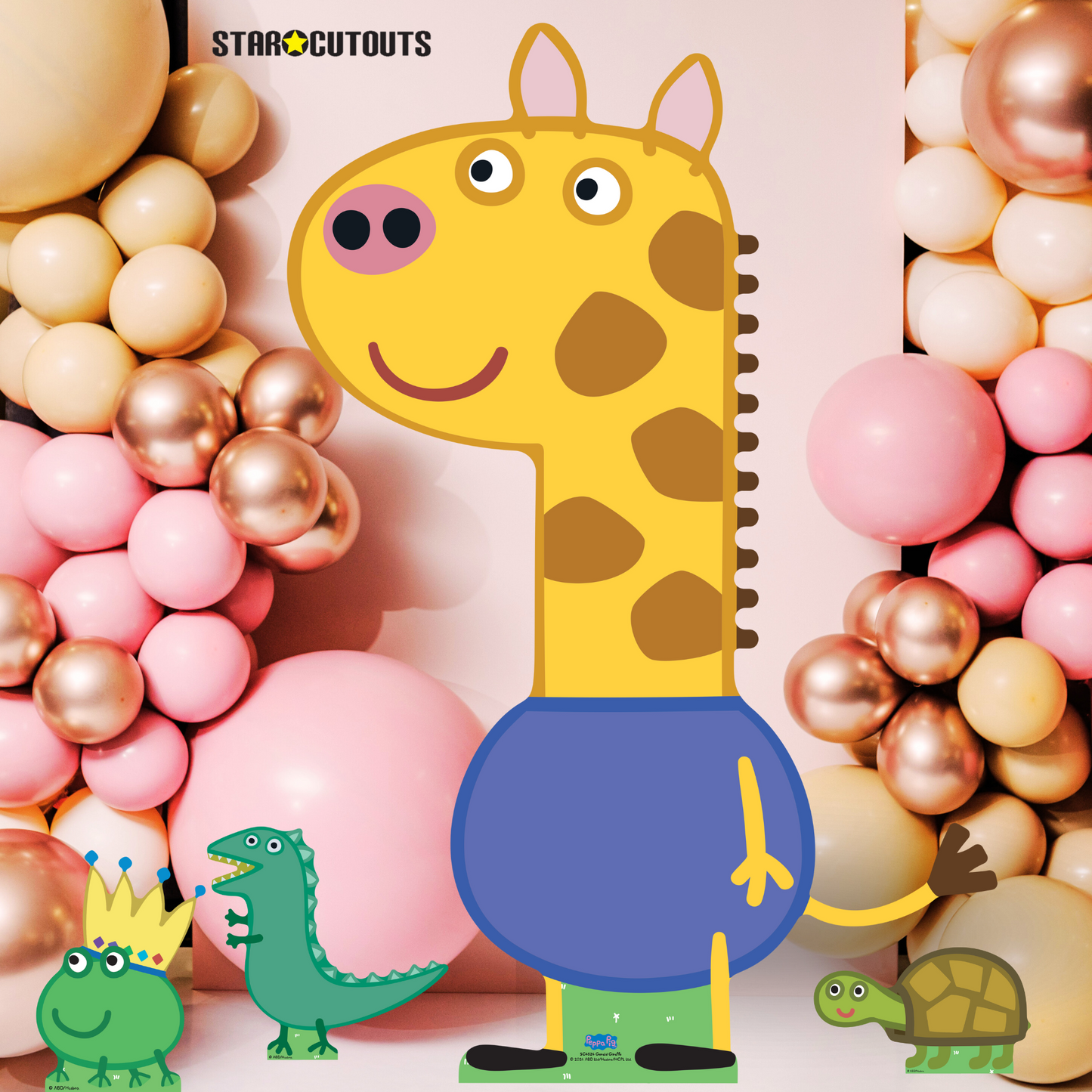 SC4524 Gerald, George and Pedro Cardboard Cutout Decoration Multi Pack  Height 86cm