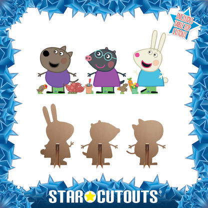 SC4525 Rebecca, Danny and Molly Cardboard Cutout Decoration Multi Pack  Height 75cm