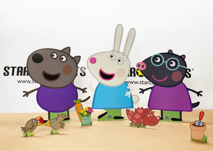 peppa pig cardboard cutouts