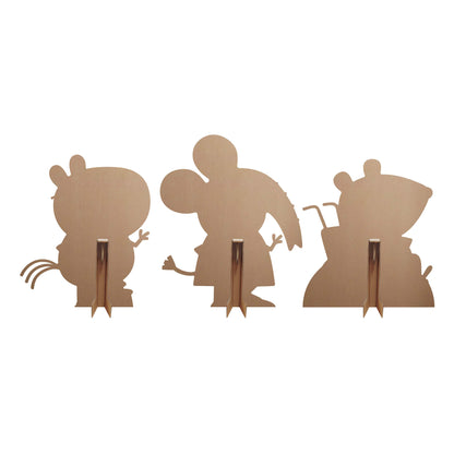 SC4528 Mandy Emily Pedro Decoration Multi Pack Height 66cm