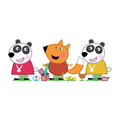SC4529 Freddy Panda Twins Decoration Multi Pack Height 61cm