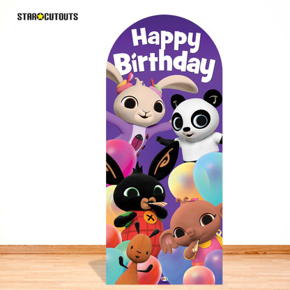 SC4532 Bing Happy Birthday Sailboard Cardboard Cut Out Height 185cm