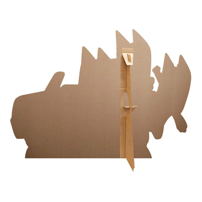SC4533 Bluey Bingo and Muffin Driving Cardboard Cut Out Height 93cm