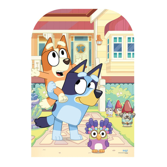 SC4535 Bluey and Bingo At Home Child Stand-In Cardboard Cut Out Height 136cm