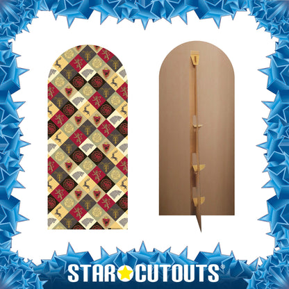 SC4538 Game of Thrones Multi Sigil Backdrop  Cardboard Cut Out Height 185cm