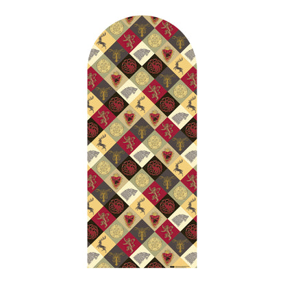 SC4538 Game of Thrones Multi Sigil Backdrop  Cardboard Cut Out Height 185cm