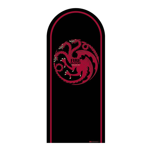 SC4540 Game of Thrones Targaryan Motif Sigil Backdrop  Cardboard Cut Out Height 185cm