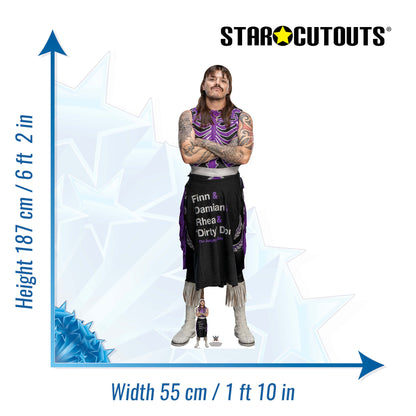 SC4545 Dominik Mysterio Judgement Day  WWE Cardboard Cut Out Height 187cm