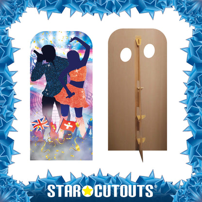 SC4550 Switzerland Song Contest Dancing StandIn Cardboard Cut Out Height 193cm