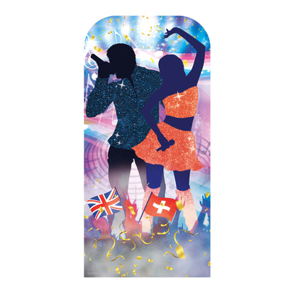 SC4550 Switzerland Song Contest Dancing StandIn Cardboard Cut Out Height 193cm