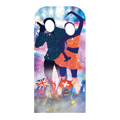 SC4550 Switzerland Song Contest Dancing StandIn Cardboard Cut Out Height 193cm