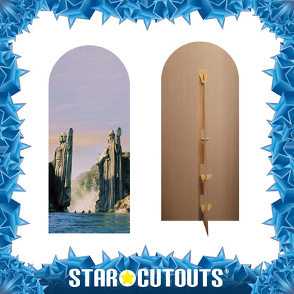 SC4553 Lord of The Rings Argonath Backdrop Single  Cardboard Cut Out Height 185cm