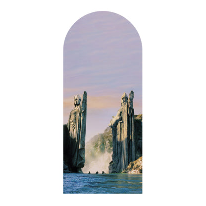 SC4553 Lord of The Rings Argonath Backdrop Single  Cardboard Cut Out Height 185cm