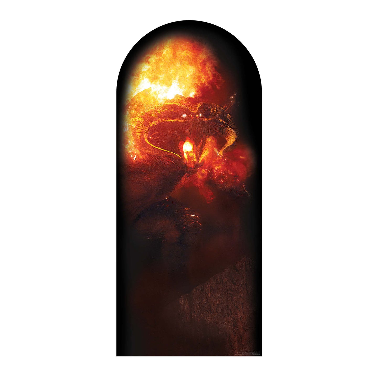 SC4556 Lord of The Rings Balrog Backdrop Single  Cardboard Cut Out Height 185cm