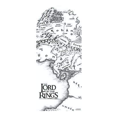 SC4559 Lord of the Rings Black & White Map Backdrop Single Cardboard Cut Out Height 185cm