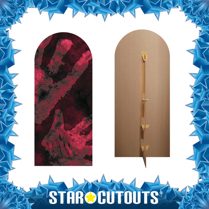 SC4563 Lord of the Rings Uruk-hai Backdrop Single Cardboard Cut Out Height 185cm