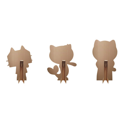 SC4565 DJ Catnip, Baby Box, MerCat Cardboard Cutout  Multi Pack Bundle - Gabbys Dolhouse Height 48cm