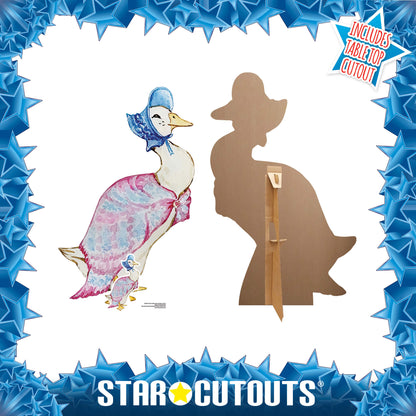 SC4567 Duck Blue Bonnet  Cardboard Cut Out Height 91cm