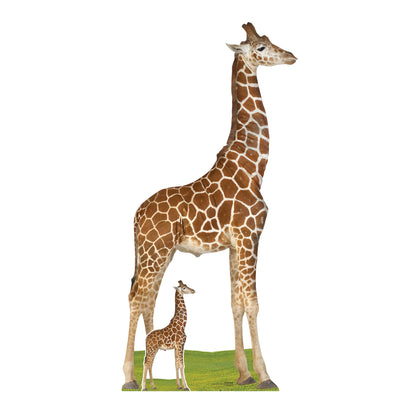 SC4568 Giraffe  Cardboard Cut Out Height 196cm