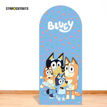 Bluey Party Birthday Backdrop