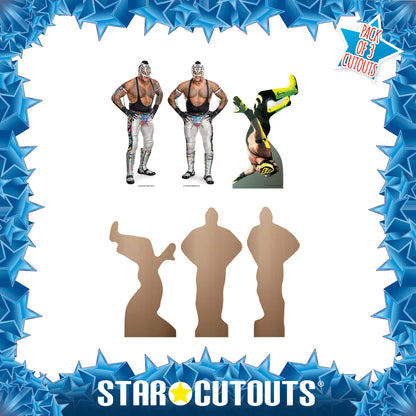 SC4579 Rey Mysterio Three Shelf Top  Cardboard Cutouts Height 29cm