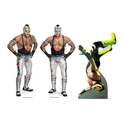 SC4579 Rey Mysterio Three Shelf Top  Cardboard Cutouts Height 29cm