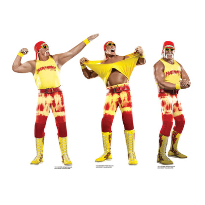 SC4580 Hulk Hogan Three Shelf Top Cardboard Cut Out Height 30cm