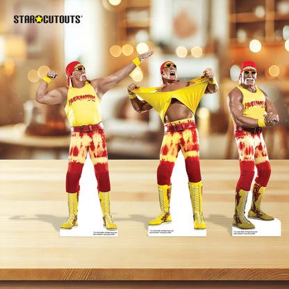SC4580 Hulk Hogan Three Shelf Top Cardboard Cut Out Height 30cm