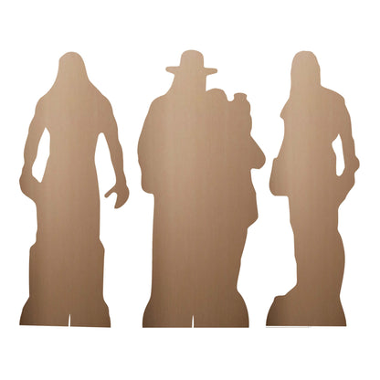 SC4581 WWE The Undertaker Three Shelf Top Cardboard Cut Outs Height 31cm