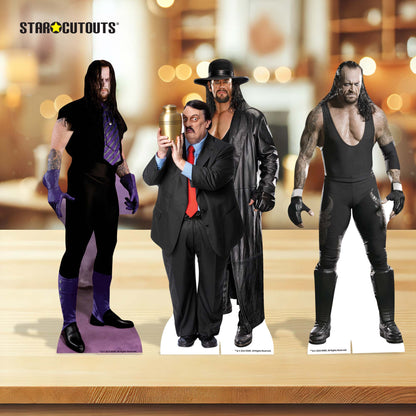 SC4581 WWE The Undertaker Three Shelf Top Cardboard Cut Outs Height 31cm