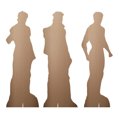 SC4583 WWE Logan Paul Three Shelf Top Cardboard Cut Outs Height 31cm