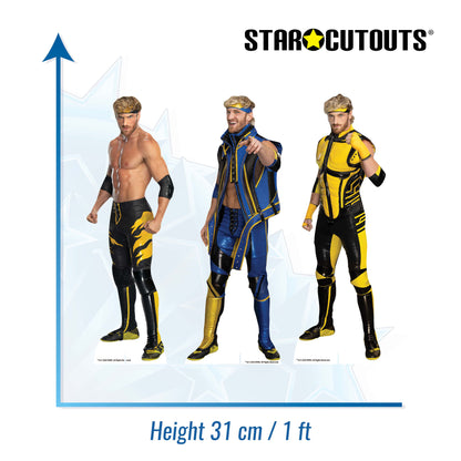 SC4583 WWE Logan Paul Three Shelf Top Cardboard Cut Outs Height 31cm