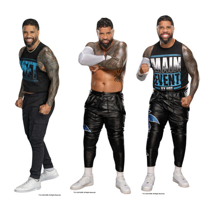 SC4584 WWE Jey Uso Three Shelf Top Cardboard Cut Outs Height 31cm