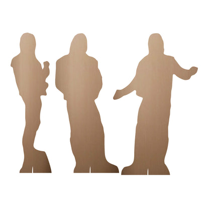 SC4586  WWE Bret Hart Three Shelf Top Cardboard Cut Outs Height 31cm