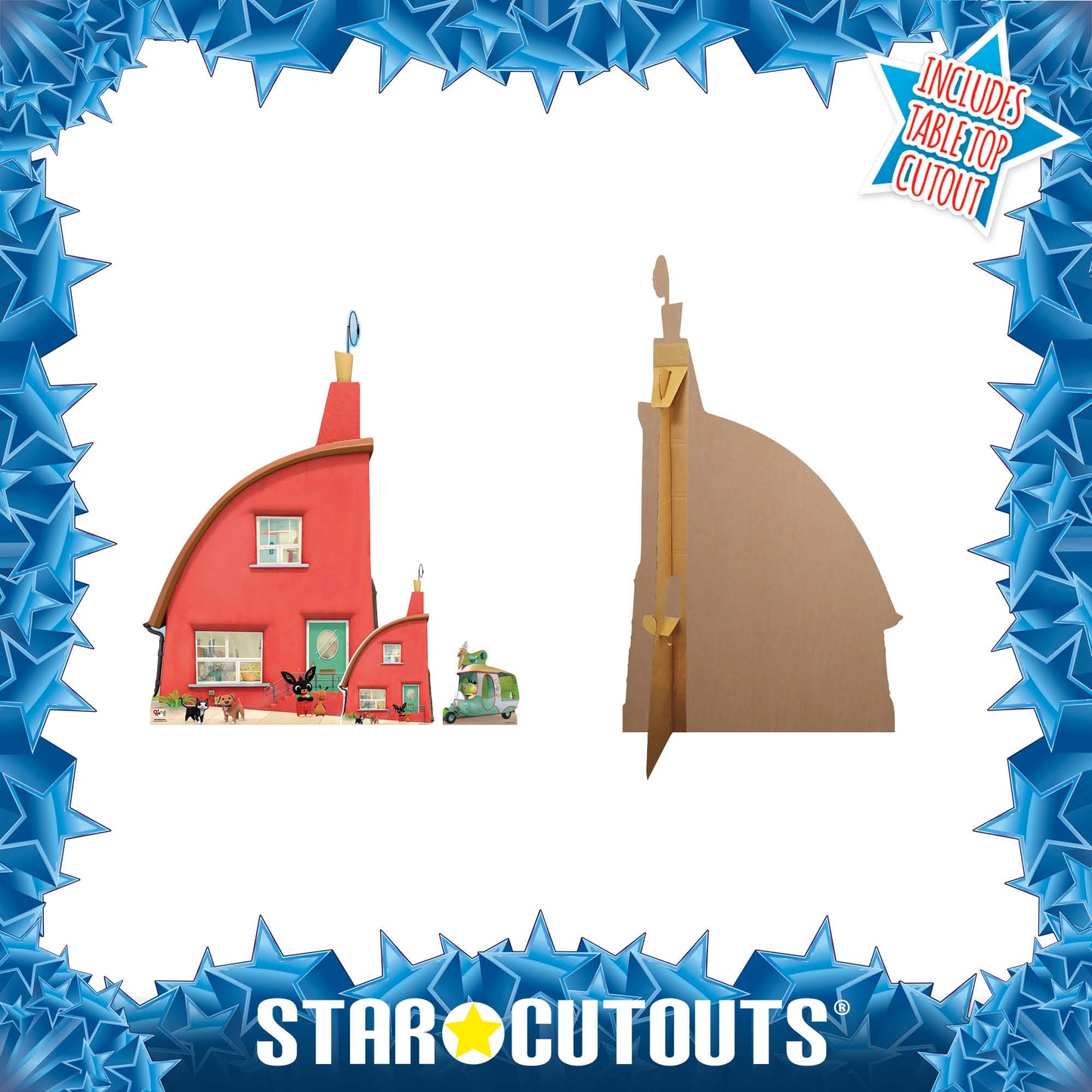 SC4590 Bing House Cardboard Cut Out Height 134cm