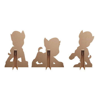 SC4597 Three Chase Paw Patrol  Multi Pack Bundle Cardboard Cut Outs Height 66cm