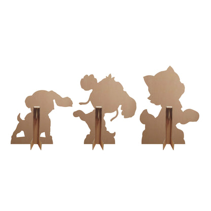 SC4600 Skye, Liberty  and Everest  Paw Patrol  Multi-Pack Cardboard Cut Outs Height 66cm