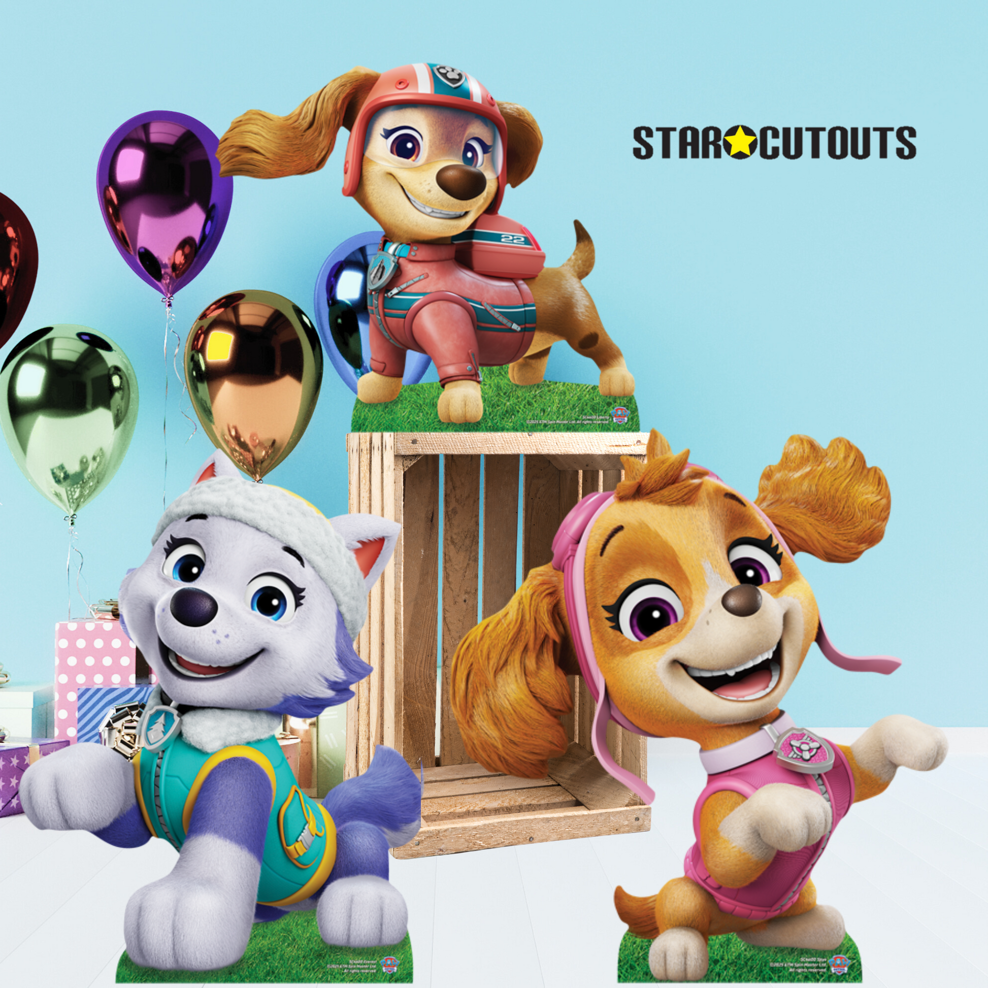 paw patrol cardboard cutouts