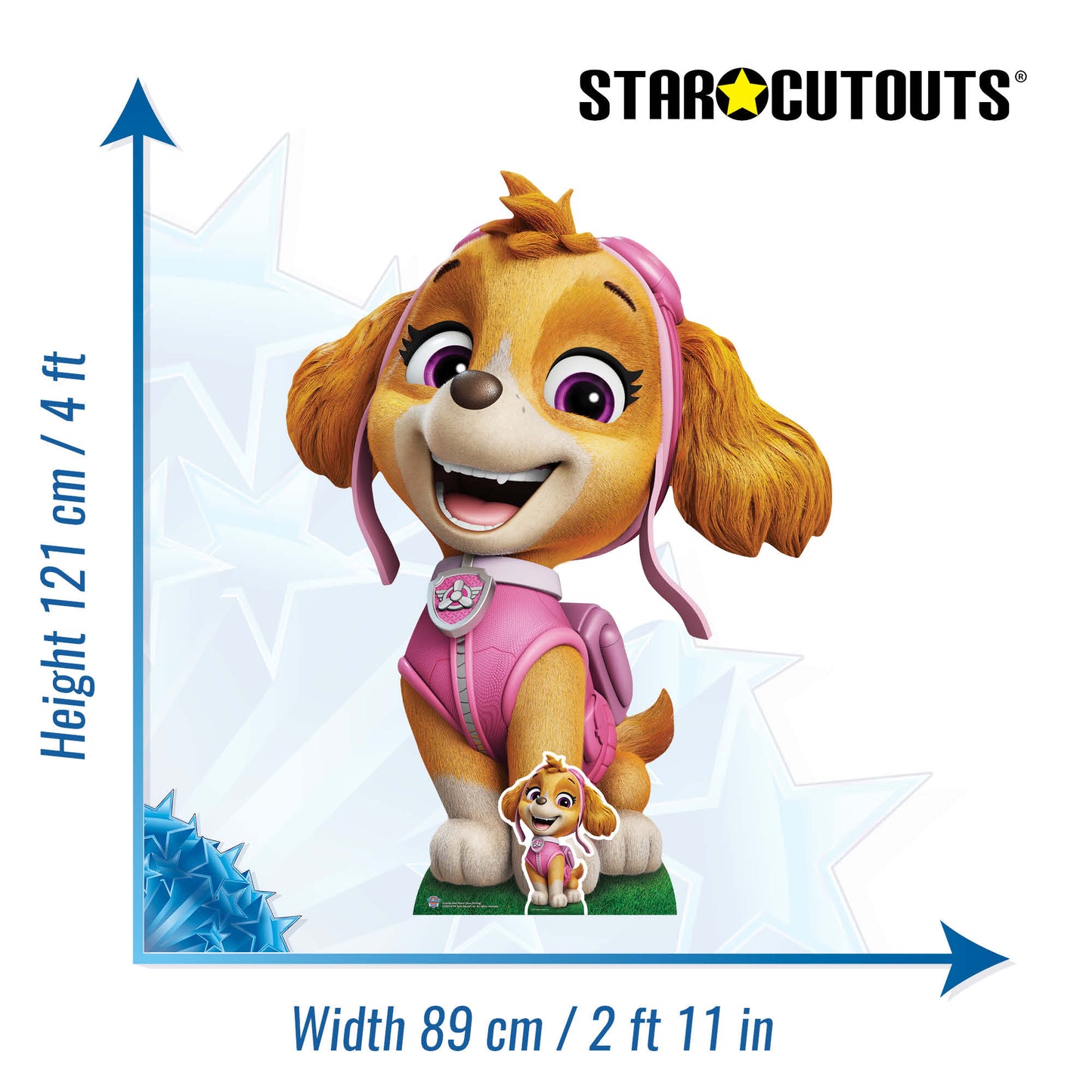 Skye Paw Patrol Cardboard Cutout Party Decoration
