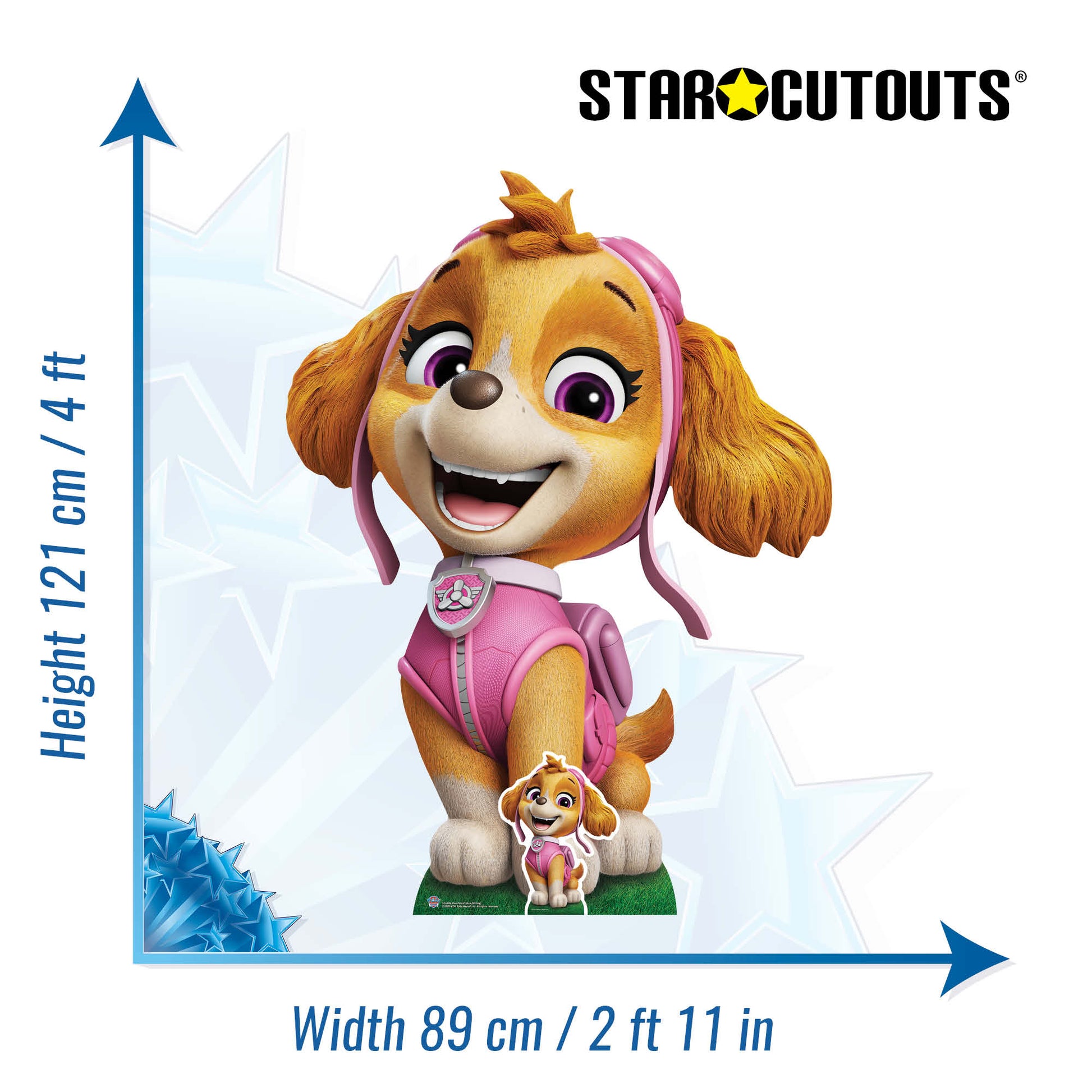 Skye Paw Patrol Cardboard Cutout Party Decoration