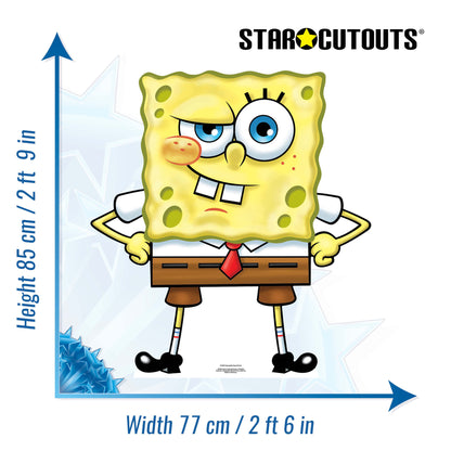 SC4607 SpongeBob SquarePants Cardboard Cut Out Height 85cm