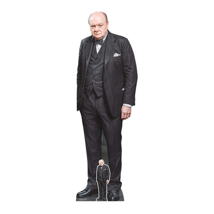 SC4609 Sir Winston Churchill Cardboard Cut Out Height 169cm