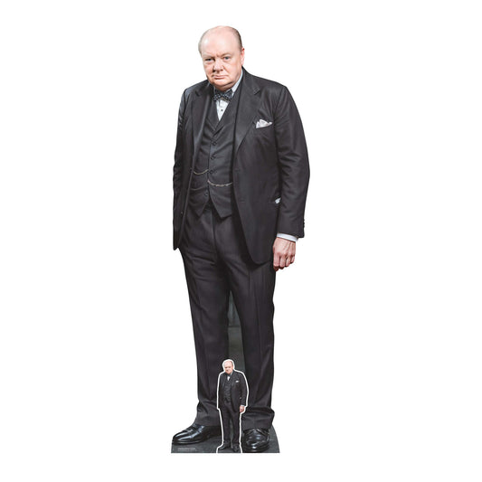 SC4609 Sir Winston Churchill Cardboard Cut Out Height 169cm