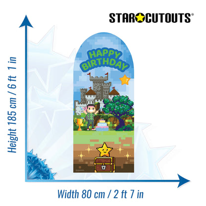 SC4614 Gaming Backdrop Sailboard Cardboard Cut Out Height 185cm